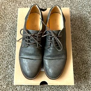 Preowned American Eagle Outfitters Brown Metallic Loafers 6 1/2 6.5